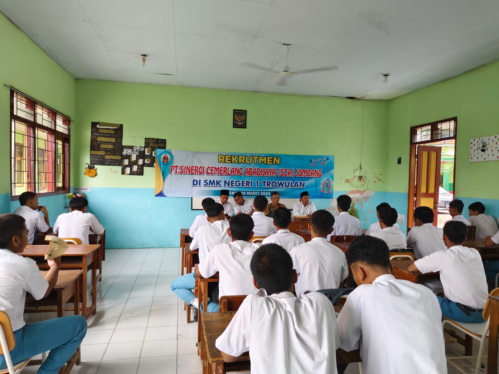 Smk Negeri 1 Trowulan Menjadi Tempat Perekrutan Tenaga Kerja Produksi